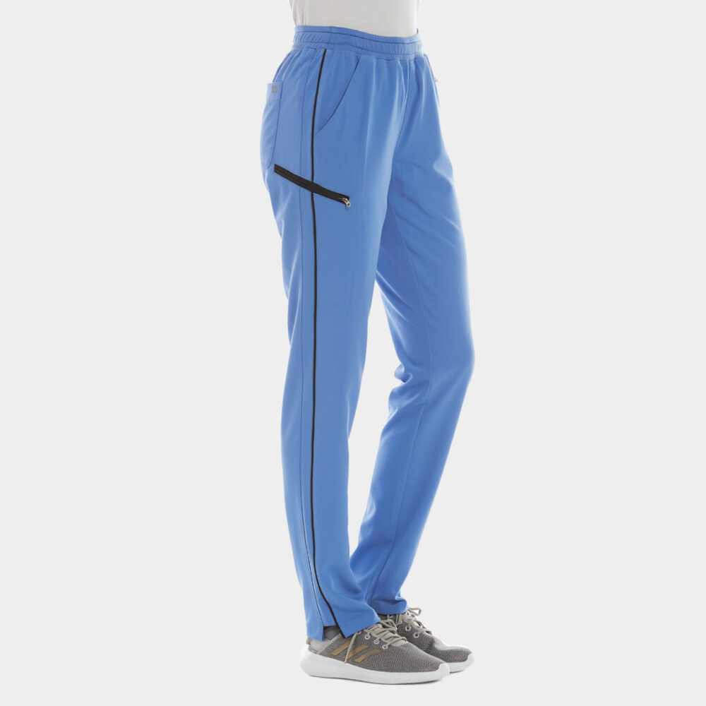 Elite-by-IRG_7802-WomensSportyYogaWaistbandPant-CeilBlue-CBL-03-IRG-Scrubs
