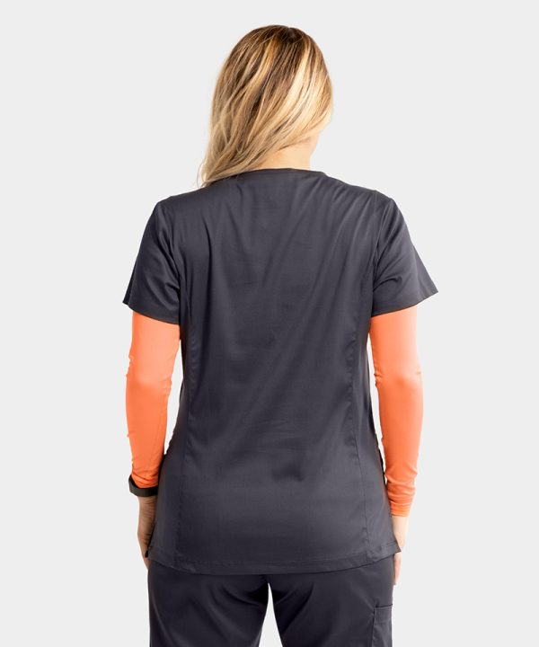 Alternative view of Women's Mock Wrap Knit Side Top | 2803