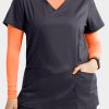 Women's Mock Wrap Knit Side Top | 2803 11 Women's Mock Wrap Knit Side Top | 2803 - Image 4