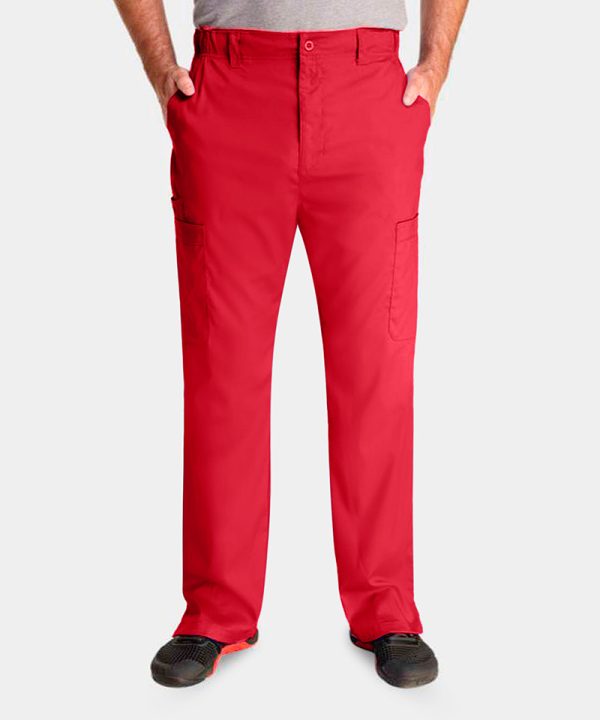 Men's Half Elastic Waistband Pant | 6851