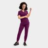 Elevate by IRG 181003 WomensDoublePocketV NeckTop Wine WIN 06 IRG Scrubs - IRG Scrubs