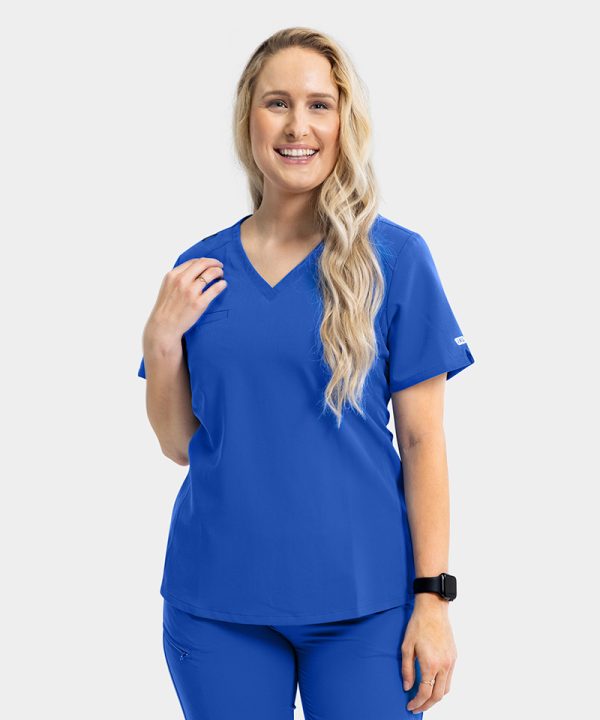 Women's V-Neck Scrub Top | 3803