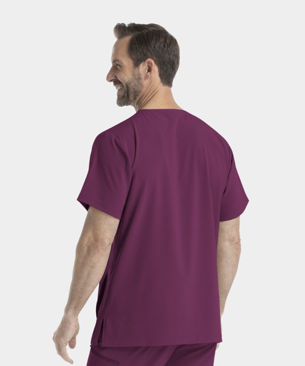 Alternative view of Men's V-Neck Top | 4851